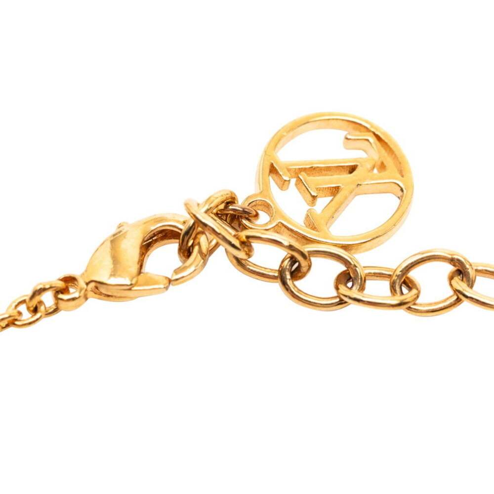 LOUIS VUITTON Gold Pearl Charm Bracelet - Picture 6 of 8